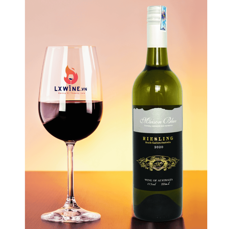 Rượu vang trắng Úc Riesling Maison Blue